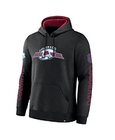 Fanatics Men's Black Colorado Avalanche Big City Legacy Fleece Pullover Hoodie