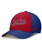 Nike Men's Blue/Red Montreal Expos Rise Swoosh Performance Flex Hat