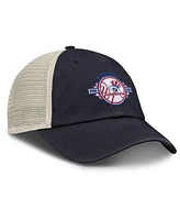 Nike Men's Navy/Natural New York Yankees Cooperstown Collection Club Trucker Adjustable Hat