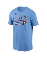 Nike Men's Light Blue Philadelphia Phillies Cooperstown Collection Retro T-Shirt