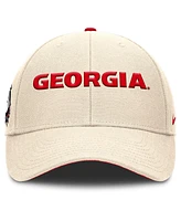 Nike Men's Natural Georgia Bulldogs Primetime Rise Adjustable Hat