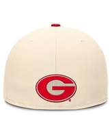 Nike Men's Natural Georgia Bulldogs Primetime True Performance Fitted Hat