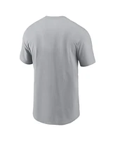 Nike Men's Gray Detroit Lions Lockup Essential T-Shirt