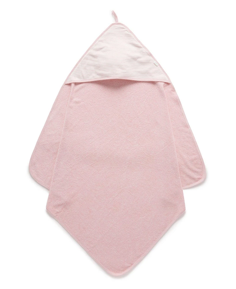 Purebaby Baby Girl Hooded Towel