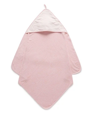 Purebaby Baby Girl Hooded Towel