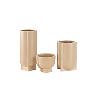 Monaco Ceramic Matte Vase Set3