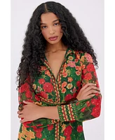 Raishma Studio Women's Olive Dress