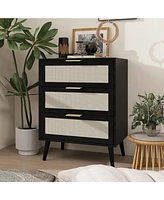 Mondawe 3 Drawer Cabinet, Suitable for bedroom, living room, study