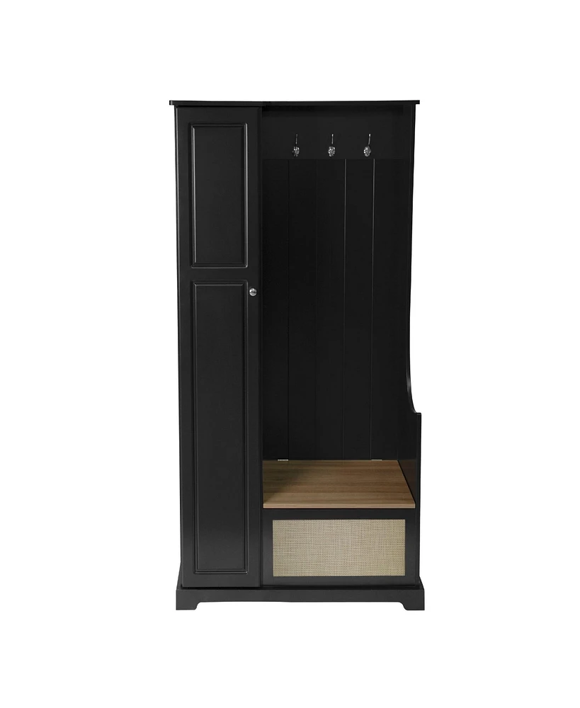 Mondawe 1 Door Closet, Suitable for Living Room, Entryway, Bedroom