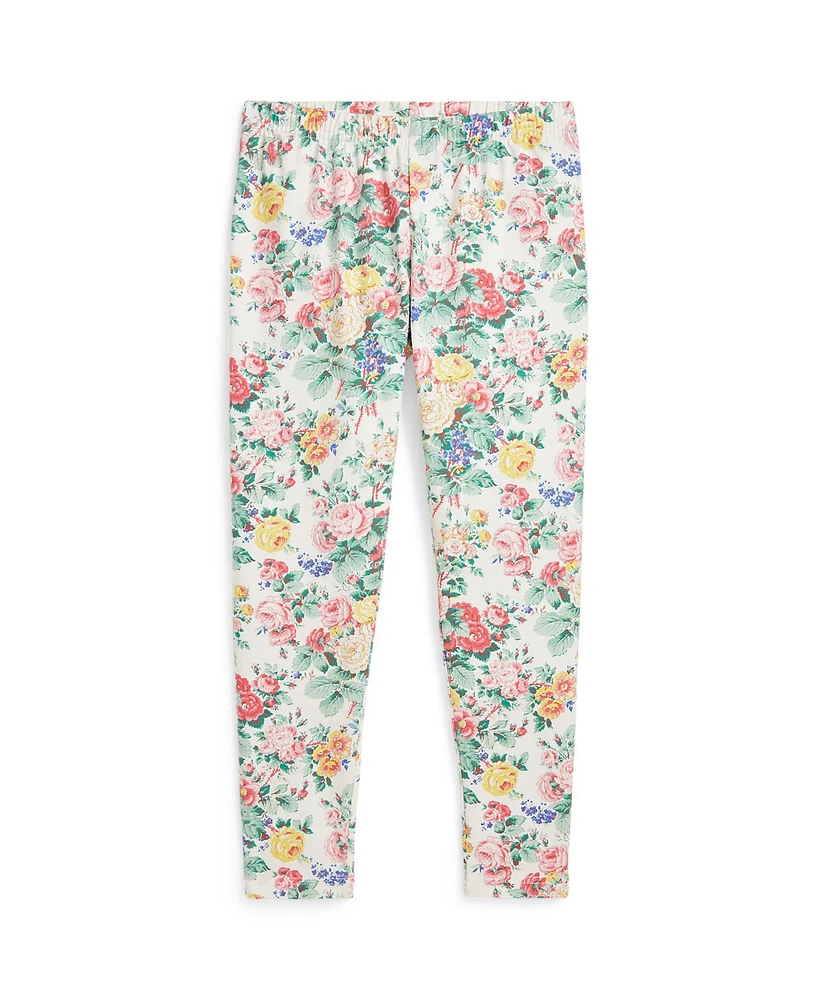 Polo Ralph Lauren Big Girls Floral Stretch Jersey Legging