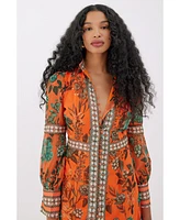 Raishma Studio Women's Aspen Orange Dress