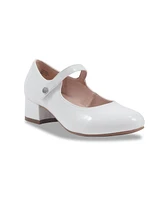Kenneth Cole Reaction Little and Big Girls Cultivated Pearl Corlis Heel Shoe