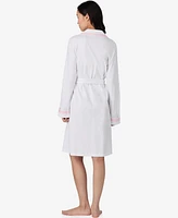 Lauren Ralph Women's Long Sleeve Shawl Collar Short Robe