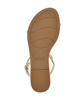 Nine West Women's Maizy Strappy Flat Slip-On Sandals