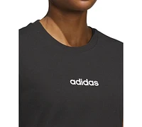 adidas Women's Cotton Essentials Short-Sleeve T-Shirt Dress