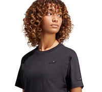 adidas Women's Cotton Logo Slide Crewneck T-Shirt