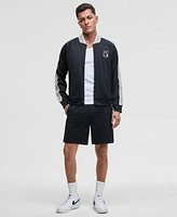 Mode Of One Mens Relaxed Fit Contrast Paneled Full Zip Tricot Track Jacket Regular Fit Contrast Paneled 7 Tricot Track Shorts Exclusively At Macys