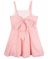 Rare Editions Big Girls Gingham Bubble Dress