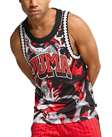Puma Men's Rival Rage Regular-Fit Mesh Graphic Tank