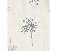 Carter's Baby Girls Cotton Palm Tree-Print Tank Romper