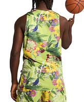Puma Men's Dunked Floral Regular-Fit Reversible Mesh Tank
