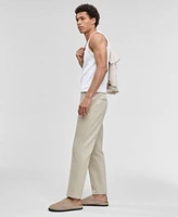 Mode Of One Mens Relaxed Fit Textured Knit Bubble Lace Button Down Camp Shirt Slim Fit Suit Pants Exclusively At Macys