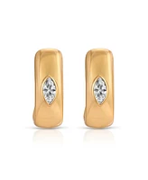 Ettika Marquise Crystal Hoop Earrings