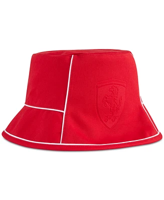 Puma Men's Ferrari Logo Embossed Bucket Hat