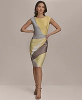 Donna Karan New York Women's Geo-Print Sheath Dress