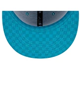 New Era Men's Aqua Miami Dolphins Checkered 59FIFTY Fitted Hat