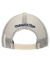 Mitchell & Ness Men's Cream Denver Nuggets Trucker Adjustable Hat