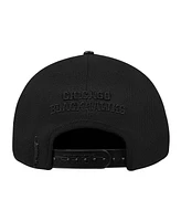 Pro Standard Men's Black Chicago Blackhawks Classic Tonal Snapback Hat