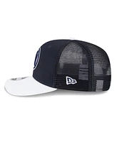 New Era Men's Navy/White New York Yankees 2025 Batting Practice 9SEVENTY Stretch-Snap Trucker Hat