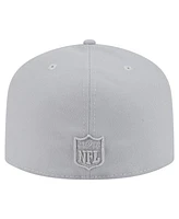 New Era Men's Gray Kansas City Chiefs Color Pack 59FIFTY Fitted Hat