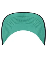 '47 Brand Men's Black Miami Dolphins Letterman Hitch Adjustable Hat