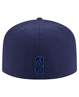 New Era Men's Navy Boston Celtics Colorpack A-Frame Pinch Front 59FIFTY Fitted Hat