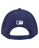 New Era Big Boys and Girls Navy Milwaukee Brewers Player Replica 9FORTY Adjustable Hat