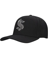 Pro Standard Men's Black Seattle Kraken Paint the City Pinch Front Snapback Hat