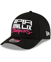 New Era Men's Black Philadelphia Eagles Super Bowl Lix Champions Parade 9FORTY Adjustable Hat