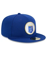 New Era Men's Royal Kansas City Royals 2025 Mlb Clubhouse 59FIFTY Fitted Hat