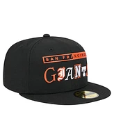 New Era Men's Black San Francisco Giants Ransom 59FIFTY Fitted Hat