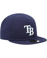 New Era Baby Boys and Girls Navy Tampa Bay Rays My First 59FIFTY Fitted Hat