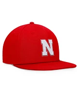 Top of the World Men's Scarlet Nebraska Huskers Fundamental Snapback Hat