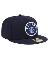 New Era Men's Navy Houston Texans Checkered 59FIFTY Fitted Hat