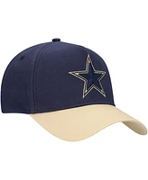 New Era Men's Navy/Tan Dallas Cowboys Moleskin A-Frame 9FORTY Adjustable Hat