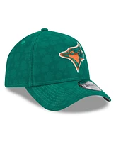 New Era Men's Kelly Green Toronto Blue Jays St. Patrick's Day A-Frame 9FORTY Adjustable Hat