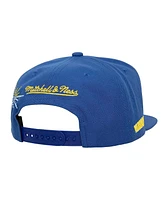 Mitchell & Ness Men's Royal Golden State Warriors Starlight Snapback Hat