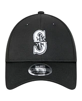 New Era Men's Black Seattle Mariners Pivot 9FORTY Adjustable Hat