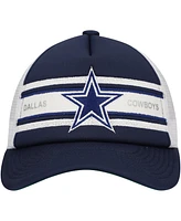 Mitchell & Ness Big Boys and Girls Navy Dallas Cowboys Stripe Trucker Adjustable Hat