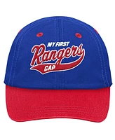 Outerstuff Baby Boys and Girls Blue New York Rangers My First Tail Sweep Slouch Flex Hat